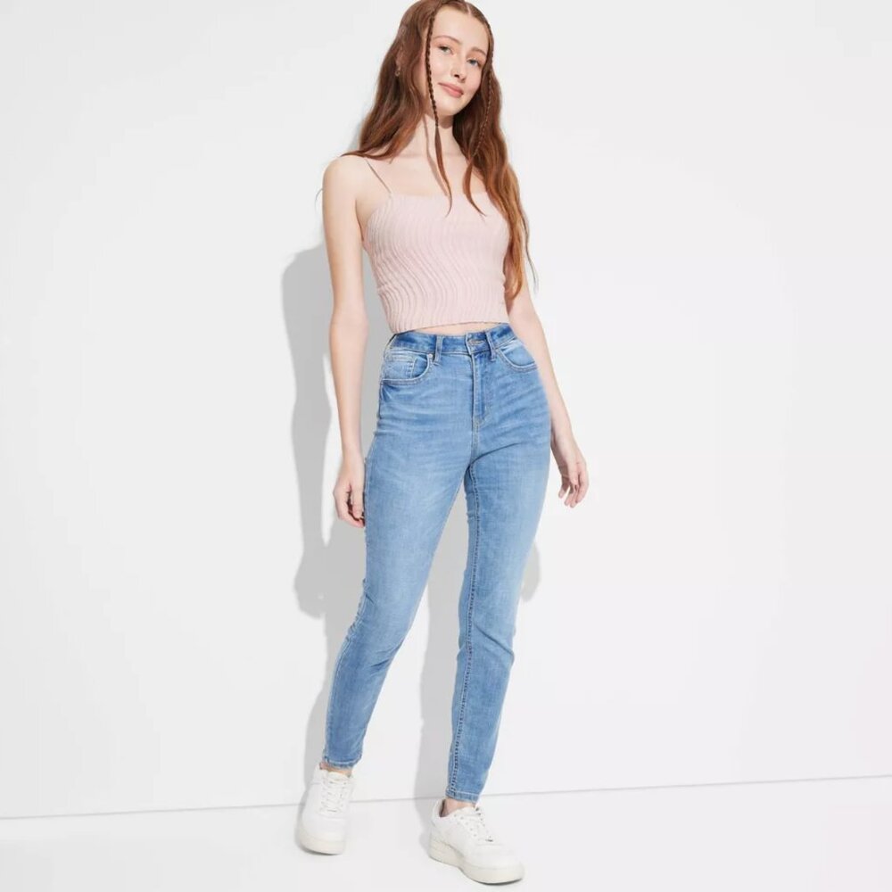 Wild Fable Super-High Rise Skinny Curvy Jeans size 4